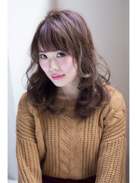 ヘアースペース ブイ(hair space V) フォギーグレージュレイヤー