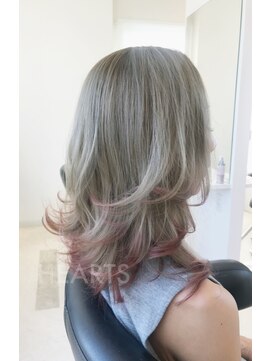 ヘアサロン ハーツ(hair salon HEARTS) ホワイティー×裾カラー