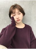 外国人風マッシュショート
