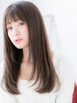 スアビスサロンハナレ 越谷レイクタウン(suavis salon HANARE) 越谷/髪質改善　シースルー前髪×くすみカラーのストレ-トa