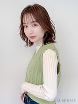 オーブ ヘアー クレア 春日店(AUBE HAIR crea) 20代・30代_くびれボブ