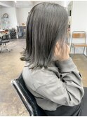 ブリーチなしダブルカラー×グレー　mizuno