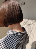 大人かわいい×大人ボブ×スリークボブ×アッシュブラウン