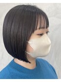 ミニボブ＊透明感カラー【新宿】