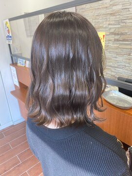 バサ 新所沢店(BASSA) ツヤ髪カラー　ベージュカラー