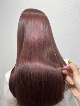 リノウエスト(Lino WEST) 艶ピンクレッド☆髪質改善