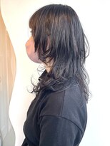 モリオ フロム ロンドン 大宮2号店(morio from London) 【高椋】黒髪×ロングウルフ