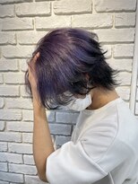 アジールヘア 池袋東口店(agir hair) デザインカラー☆マレフィセント池袋東口