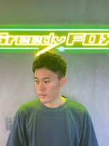 グリーディーフォックス 三軒茶屋(GreedyFOX)&nbsp;波巻き/マッシュパーマ/ウルフ/ハイライト<理容室>三軒茶屋