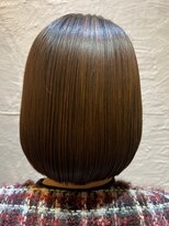 グリンプス 大濠店(Glimpse) 髪質改善トリートメント 縮毛矯正 暗髪 ダークブラウン 大濠