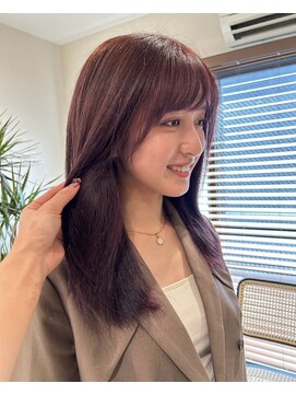 ガーランド (Garland) 切りっぱなしボブ/シースルーバング/前髪/原宿神宮前