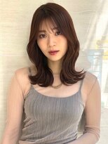 オーロ(ORO)&nbsp;小顔前髪レイヤーカットイメチェンこなれミディ