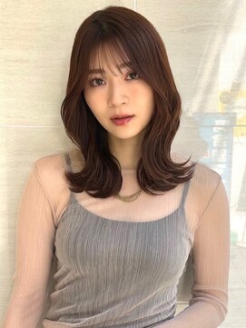 オーロ(ORO) 小顔前髪レイヤーカットイメチェンこなれミディ