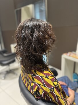 アヴァンスクロス あべのルシアス店(AVANCE. CROSS) 重ためマッシュウルフ×波巻きスパイラル