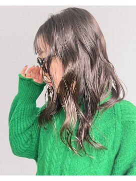 ジュール 金沢(Joule) ブリーチなしダブルカラー/ロングヘア/柔らかグレージュ