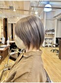 あやか流！ショートボブ×グレージュ
