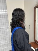 ミディアムパーマ　ウェーブパーマ