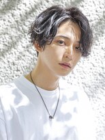 【小久保style】韓国マッシュニュアンスパーマグレーベージュ