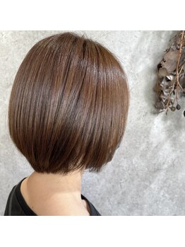 ヘア セフィール 八千代中央店(hair C'feel)の写真/驚きの「透明感」「ツヤ感」「柔らかさ」で人気。イルミナカラー取扱い店♪大人抜け感ｓｔｙｌｅへ。