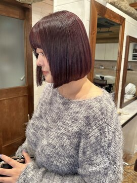 ラレイ(Lalei) 【白岩】ブリーチなしカラー/ピンクバイオレット/暖色カラー