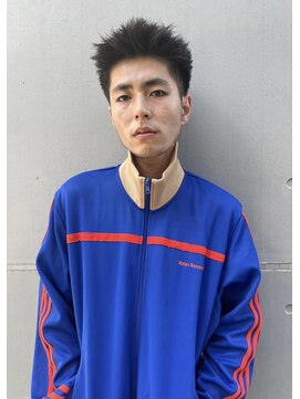 ホネン(honen) 薬院【honen】波巻きスパイラルパーマメンズマッシュツイスト