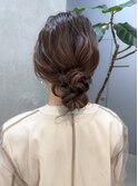 hair arrange/ゆるっとシニヨン