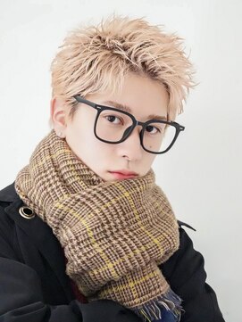 オーシャントーキョー 心斎橋(OCEAN TOKYO WEST) ハイトーンスパイキーショートビジネスアップバング