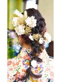 着物に似合うヘアアレンジ(セミロング/ロング)