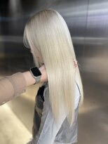 ペレ 栄店(PELE)&nbsp;イメチェン/ホワイトブロンド/外ハネボブ/美髪/栄