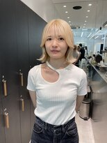 ロンドシエル 横浜(Lond ciel)&nbsp;くびれボブ/ハイトーンカラー/顔周り