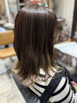 ビューティーマーケット アングゥ イオンモール名取(BEAUTY MARKET ungu)&nbsp;ベージュハイライトカラー