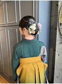 【e.dit tokyo Misa】卒業式ヘアセット着物アレンジ振袖ヘア