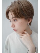 ギークス(GEEKS)&nbsp;【GEEKS渋谷】マッシュショートウルフ/艶髪/マロンベージュ/小顔