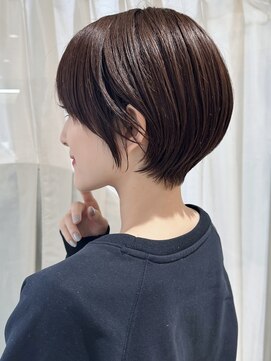 ハピネス クローバー 八木店(Happiness CLOVER) 丸みショート　ベージュカラー　乾かすだけでまとまるスタイル