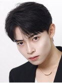 フェザーパーマフェザーショート毛流れセンターパート韓国ヘア