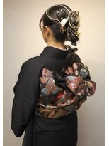 モック(moc)&nbsp;成人式×編みおろしヘア