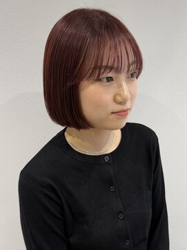 ラミエバイメルト 下北沢(lamie by melt) 花田/ボブワインレッドボルドーイメチェン下北沢韓国レイヤー
