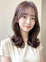COVER HAIR ACADEMY 北浦和【カバーヘア アカデミー】北浦和西口店【4/6 OPEN(予定)】 韓国レイヤー/くびれヘア外ハネ/ココアブラウン/小顔カットp