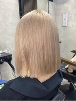ネオリーブ モカ 川崎チネチッタ店(Neolive mocca) ミルクティーブロンド×美髪ボブ