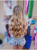 【午前中予約】short BRAIDS 仙台エクステ ショートブレイズ 
