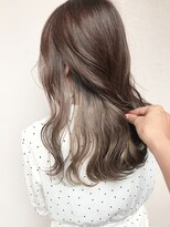 オーティティ(O-TETE)&nbsp;O-tete インナーカラーアッシュパールビフォーアフター