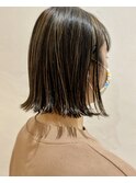 BLEACHなし トーンダウンで作るhighlight dark beige