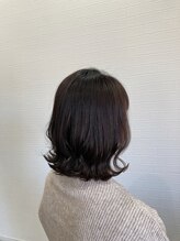 ミミックヘアー(MiMic hair) 切りっぱなしミディアムボブ、