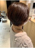 ふんわりショートボブ_海浜幕張