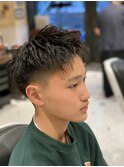NOツーブロックショート