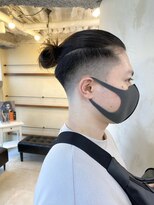 マンバンヘアカット　ナチュラルフェード