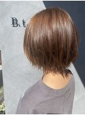 毛先ふんわりヘア
