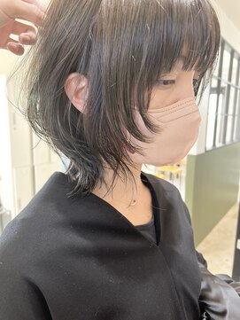 ザ キャンバス ミヤザキツネヒサ(THE CANVAS 宮崎恒久) 小顔ショートウルフ ネオウルフ ウルフボブ 透明感カラー basi