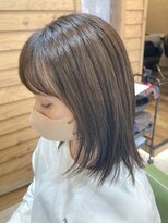 マーブル ヘアー(marble hair) ミディアムストレート◎20代30代40代50代60代