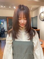 イノセンス 西宮北口店(innocence) まろやかなブラウンカラーにレイヤーカット